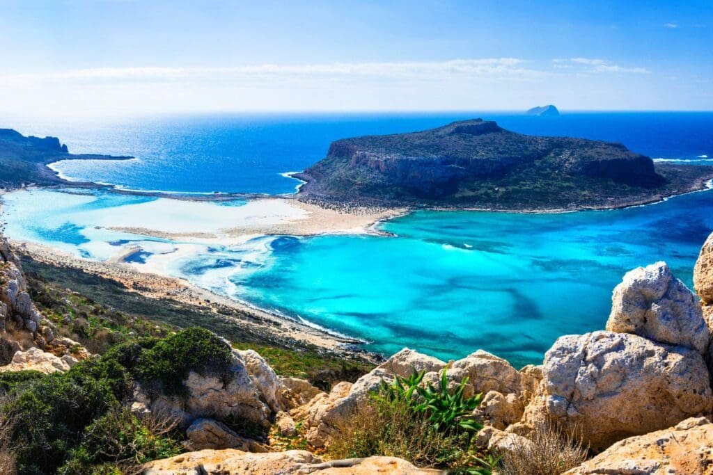 Balos bay in Crete