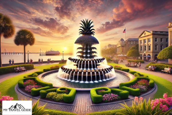 Pineapple Fountain A Symbol of Southern Hospitality